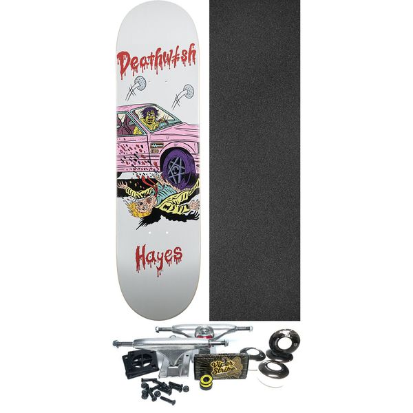 Deathwish Skateboards Jake Hayes Vehicular Manslaughter Skateboard Deck - 8" x 31.5" - Complete Skateboard Bundle